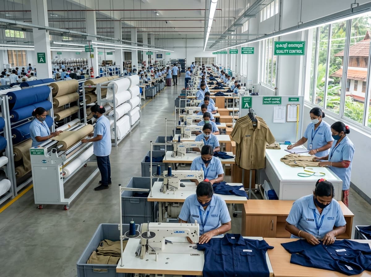 Inside Hospo Solutions manufacturing facility - quality control in progress